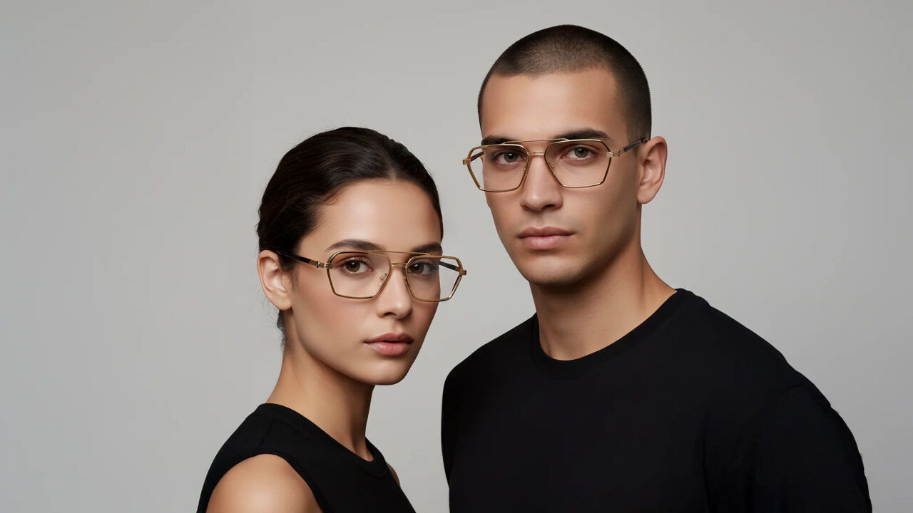 ラグジュアリークリアサングラス